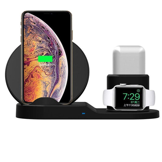 Fast Charge Wireless Charger For iPhone 3 In 1 Dock Station For Apple Watch Series 1 2 3 Airpods