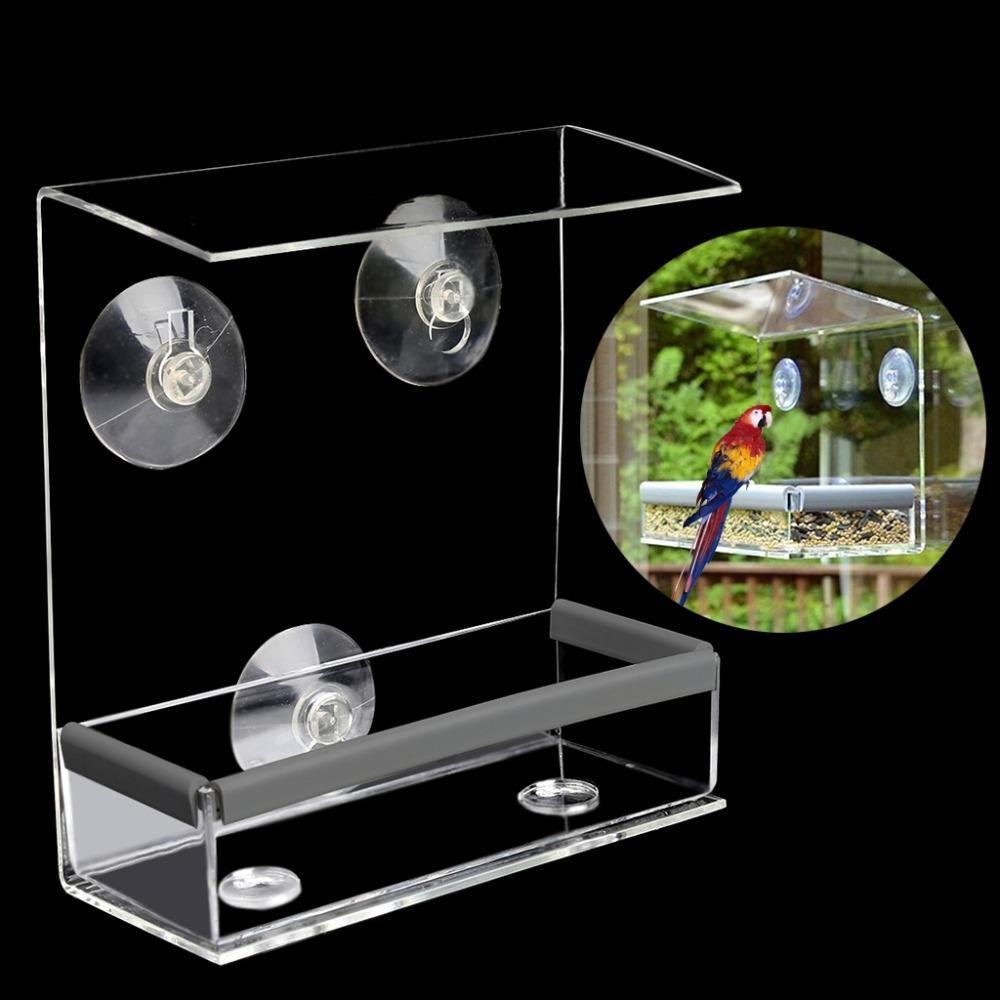 Solar Window Bird Feeder