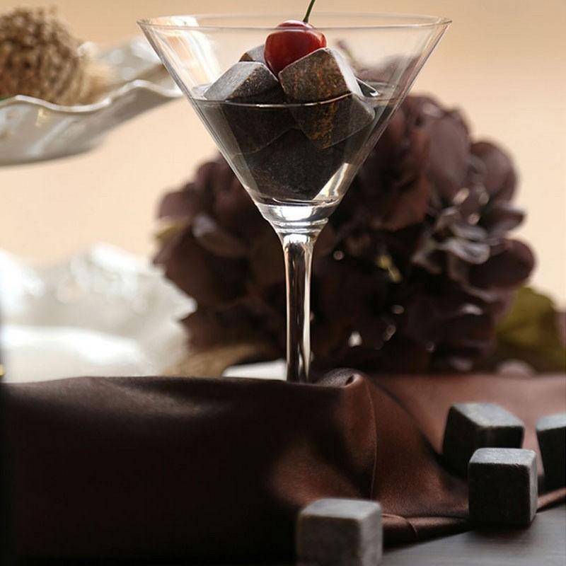 Whisky Ice Stones With Velvet Pouch