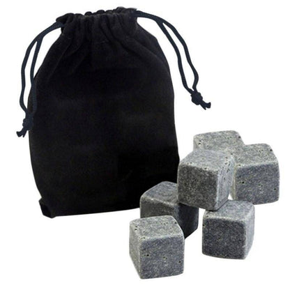 Whisky Ice Stones With Velvet Pouch