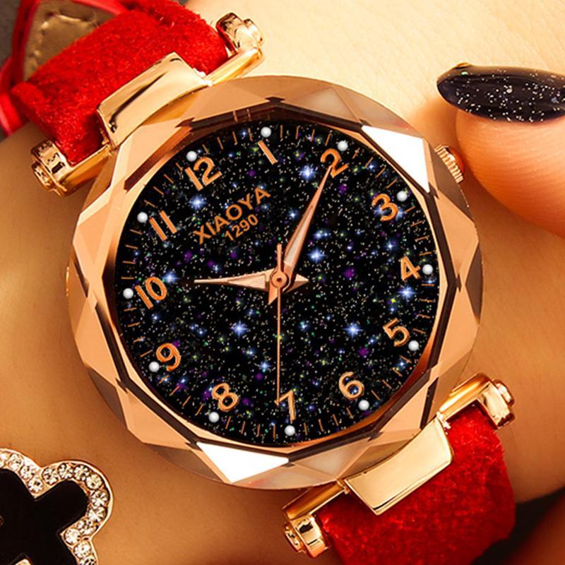 Multiple Colors Galaxy Star Designer Women's Bracelet Watch