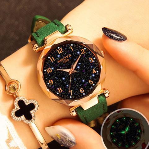 Multiple Colors Galaxy Star Designer Women's Bracelet Watch