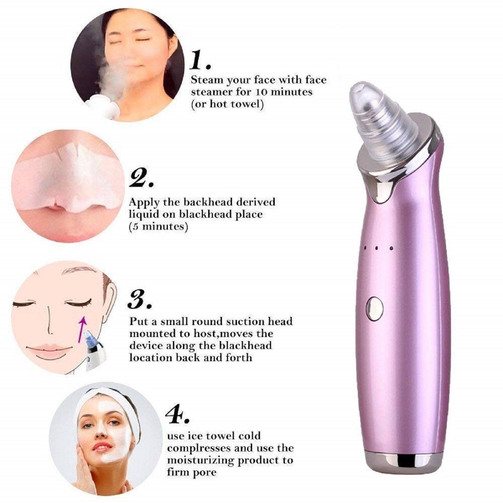 Electric Facial Pore Cleaning Tool Acne/Blackhead Remover