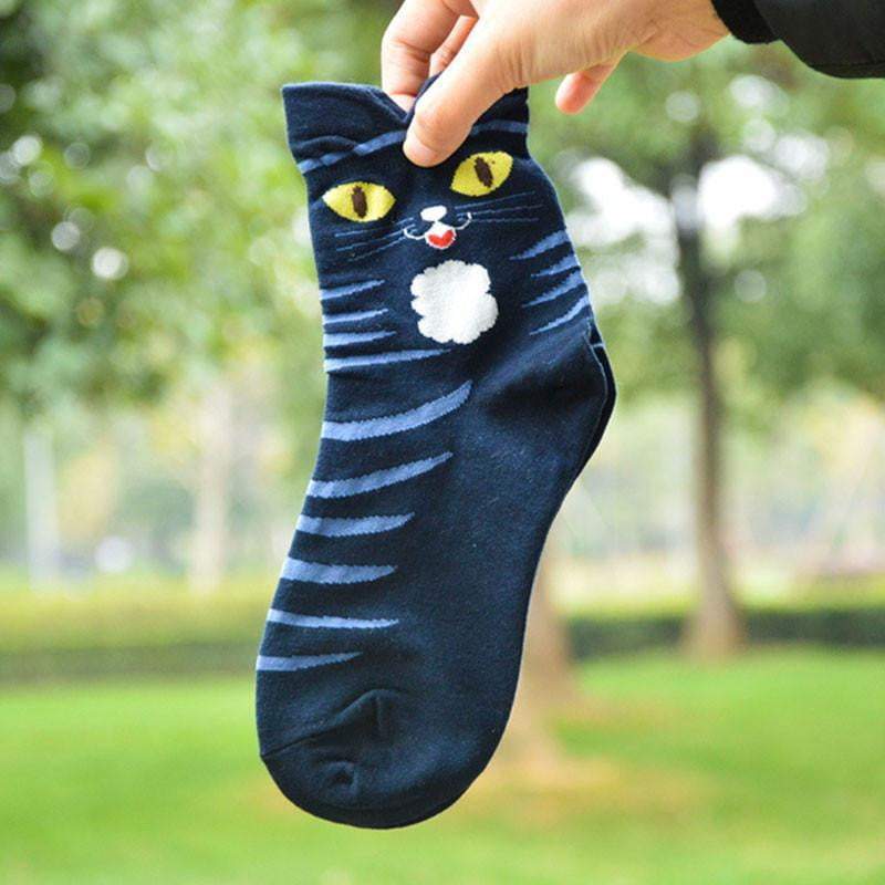 Hot Cartoon Animal Stripped Cotton Socks
