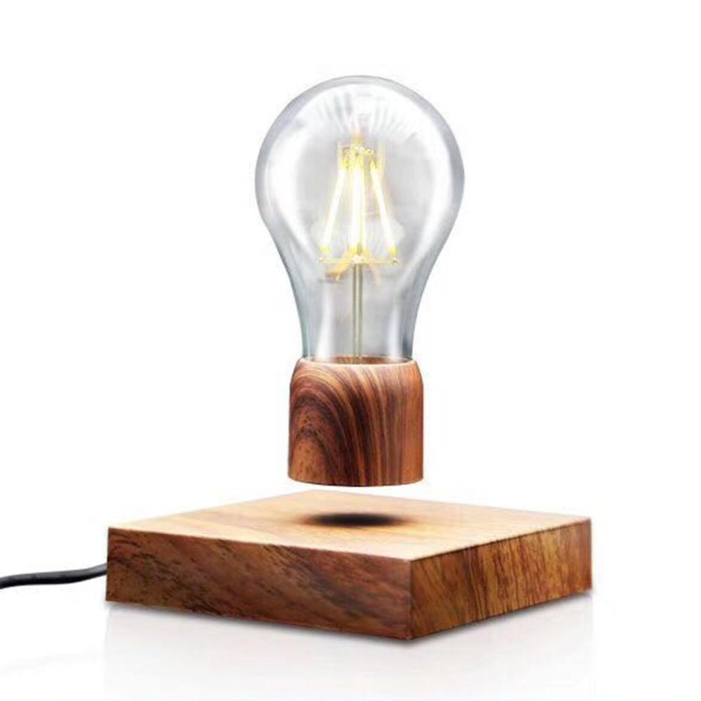 Original Magnetic Levitating Desk Lamp with Wooden Base