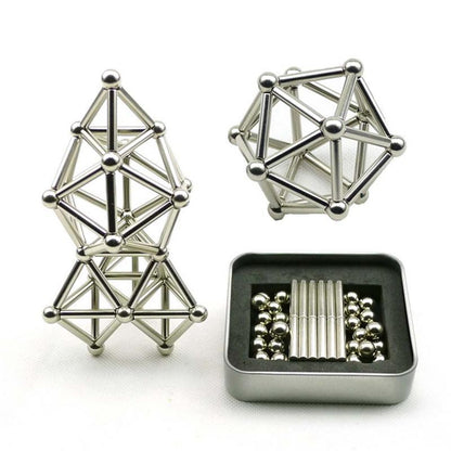 Magnetic Sticks & Balls For Innovative Toys Building