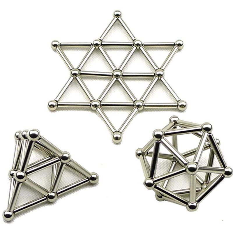 Magnetic Sticks & Balls For Innovative Toys Building