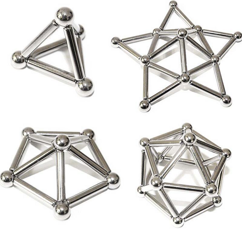 Magnetic Sticks & Balls For Innovative Toys Building