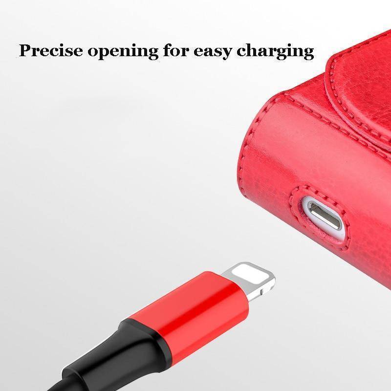 Apple Airpods Vegan Leather Case Shockproof Cover