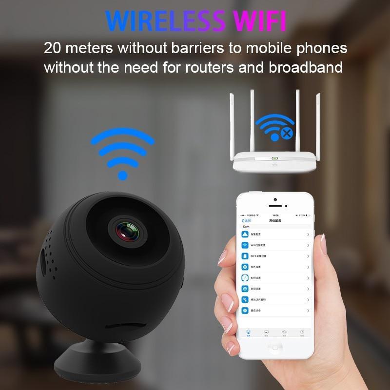 Mini Wireless WiFi Camera 1080P HD Remote Monitor Security Camera