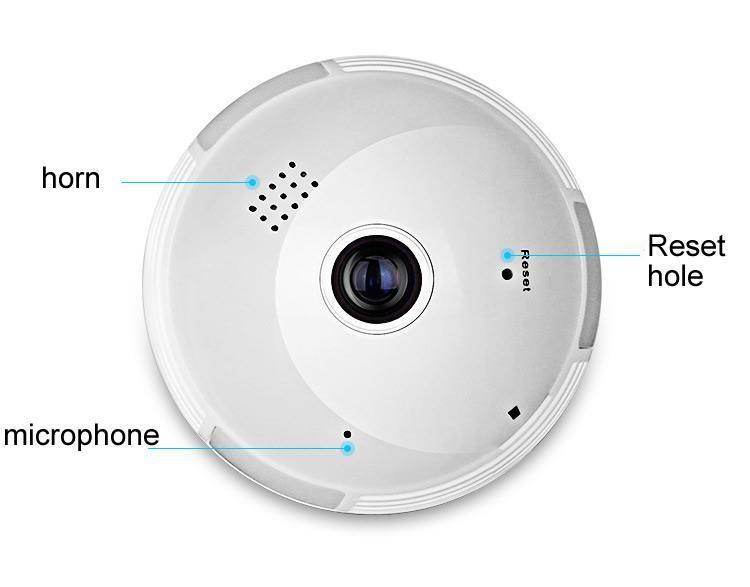 360 Degree Video Camera Panorama Bulb With Hotspot Wireless WiFi