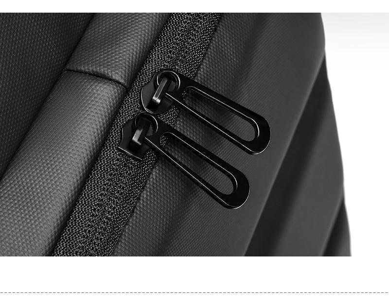 15.6 Inch Laptop Travel Backpack Water Repellent Functional Rucksack With USB Charging Port