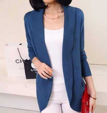 Autumn Winter New Women Long Sleeve Knitted Sweater Casual