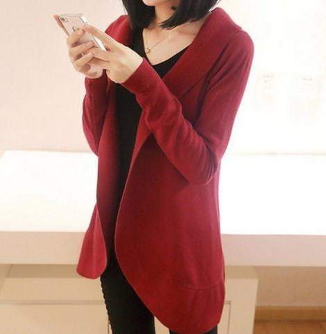 Autumn Winter New Women Long Sleeve Knitted Sweater Casual