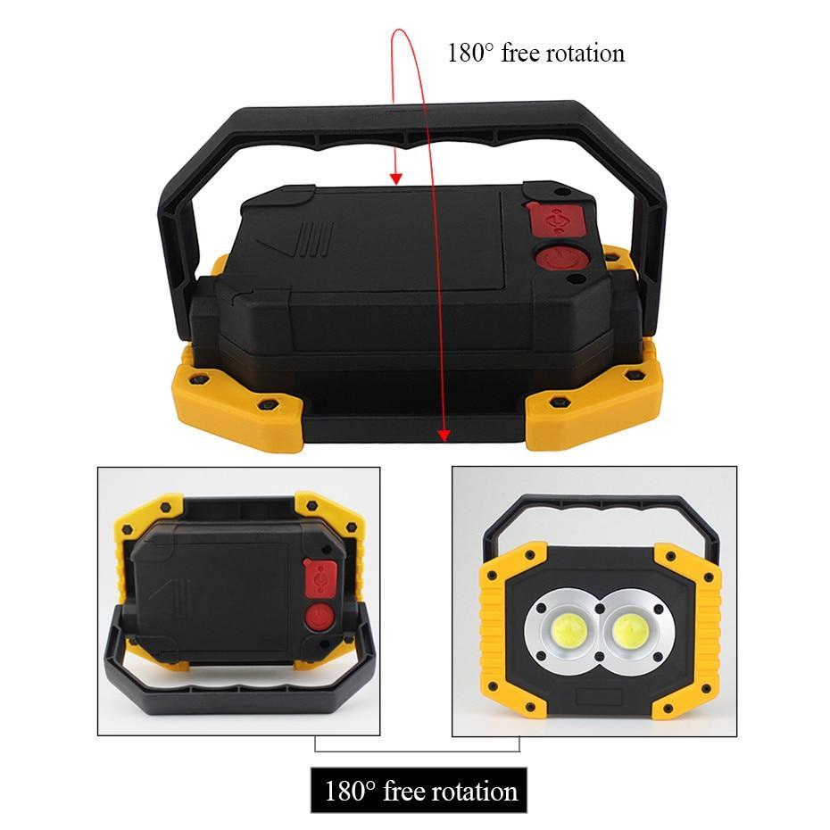 Rechargeable Battery LED Work Light