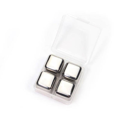 Stainless Steel Ice Cubes - Reusable Chilling Stones and Beer Coolers