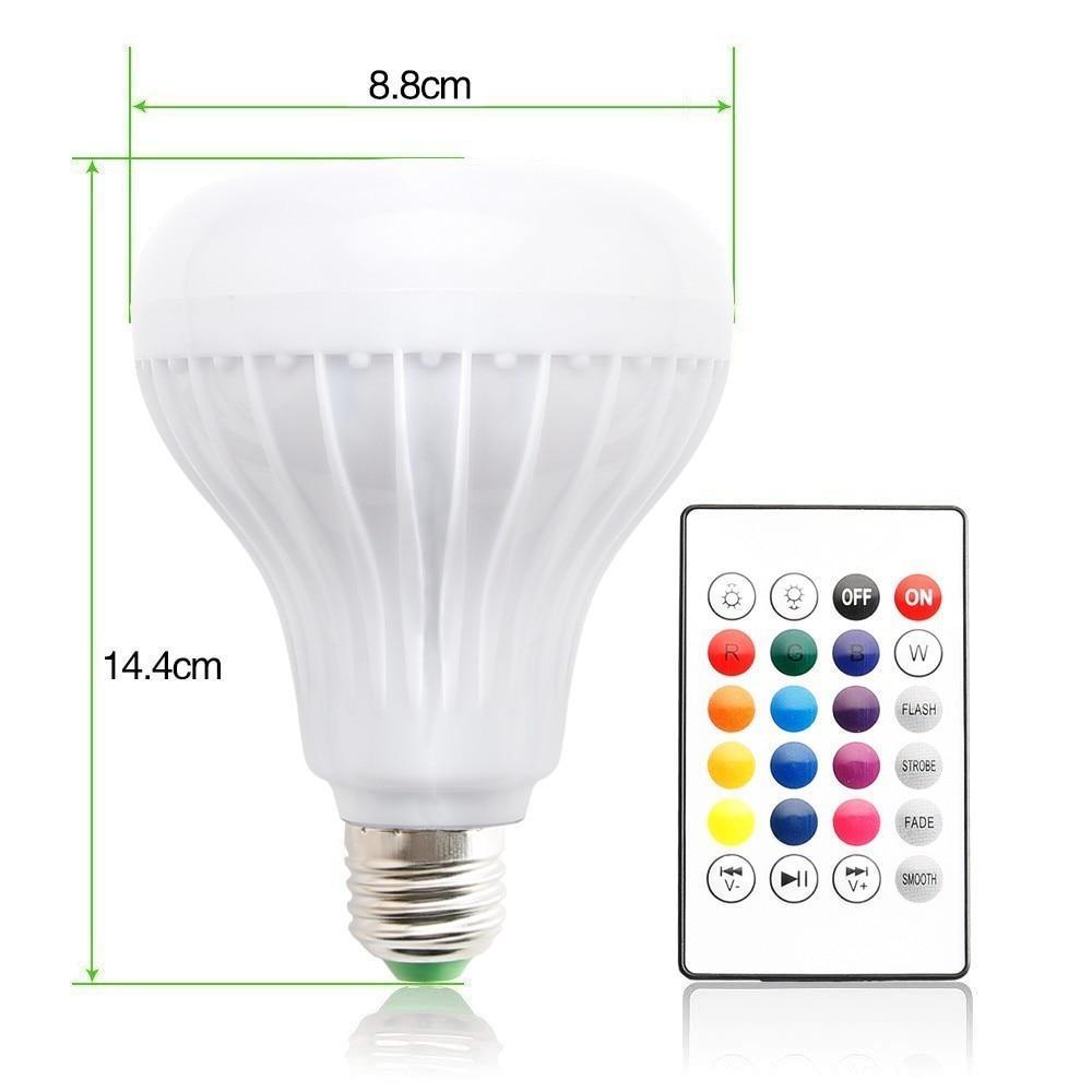 LED Light Bulb Speaker Wireless Bluetooth Control