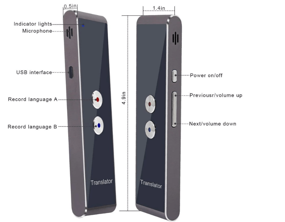Smart Voice Translator - Two-Way Real Time Multi-Language Learning for Travel