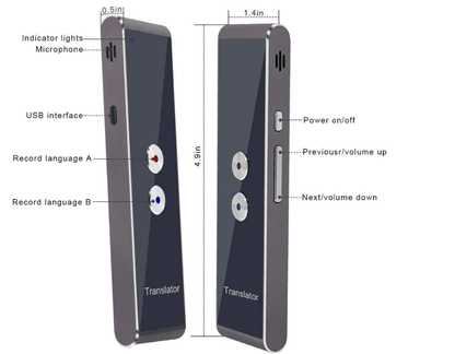 Smart Voice Translator - Two-Way Real Time Multi-Language Learning for Travel