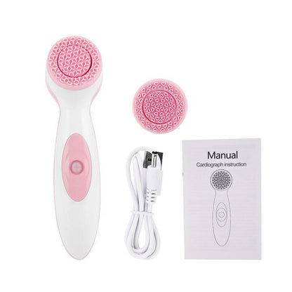 Electric Facial Cleansing Scrub Brush