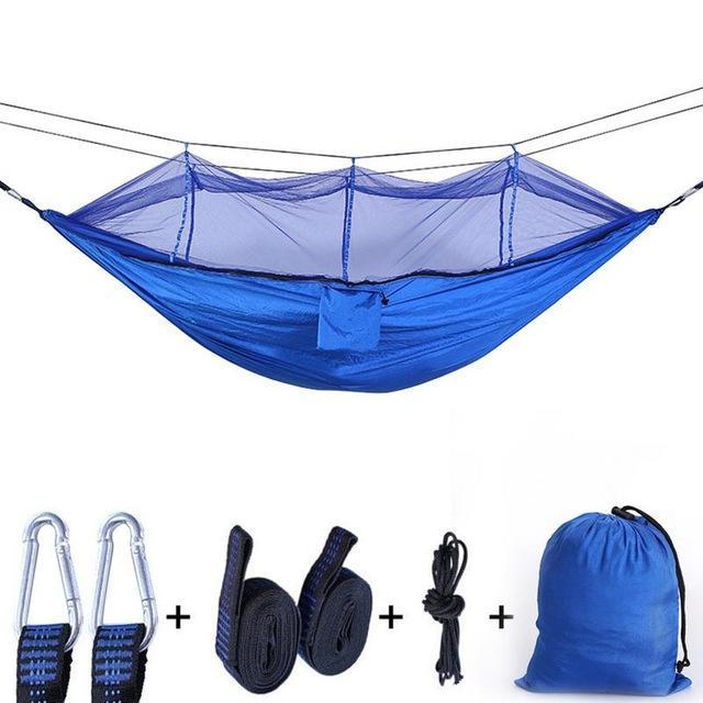 Outdoor Hanging Hammock With Mosquito Net