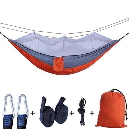 Outdoor Hanging Hammock With Mosquito Net