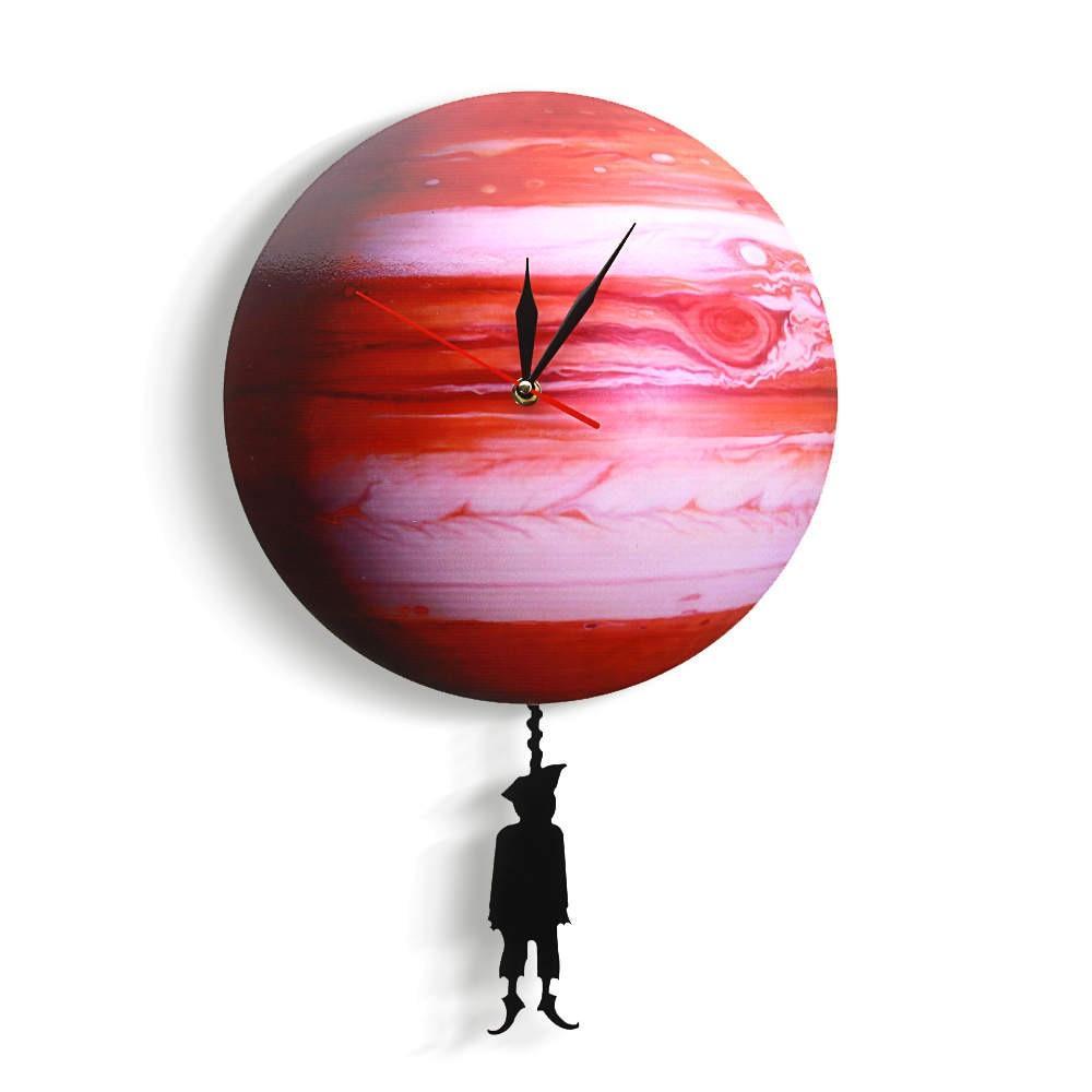 Wall Clock, Venus Planet Clock, Unique Wall Clock, Large Wall Clock, Steampunk Clock, Celestial Art Decor, Planetary Wall Decor, Boho