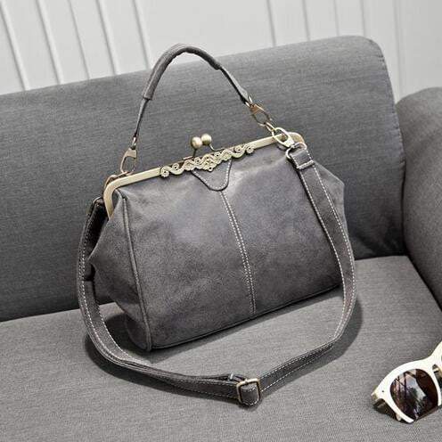 British Vintage Hardware Matte Women Messenger Bags