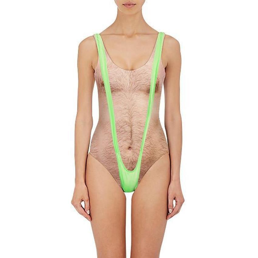 Hairy Chest Bathing Suit