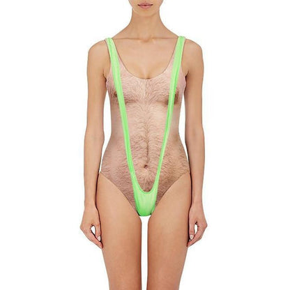 Hairy Chest Bathing Suit