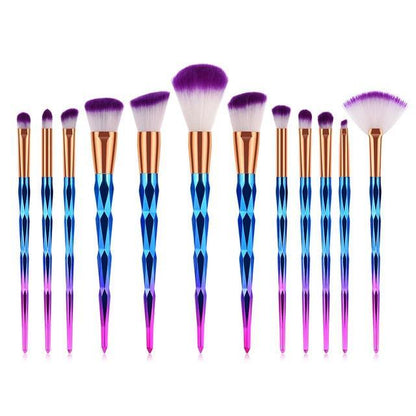 UniBow - 12 Unicorn Makeup Brushes