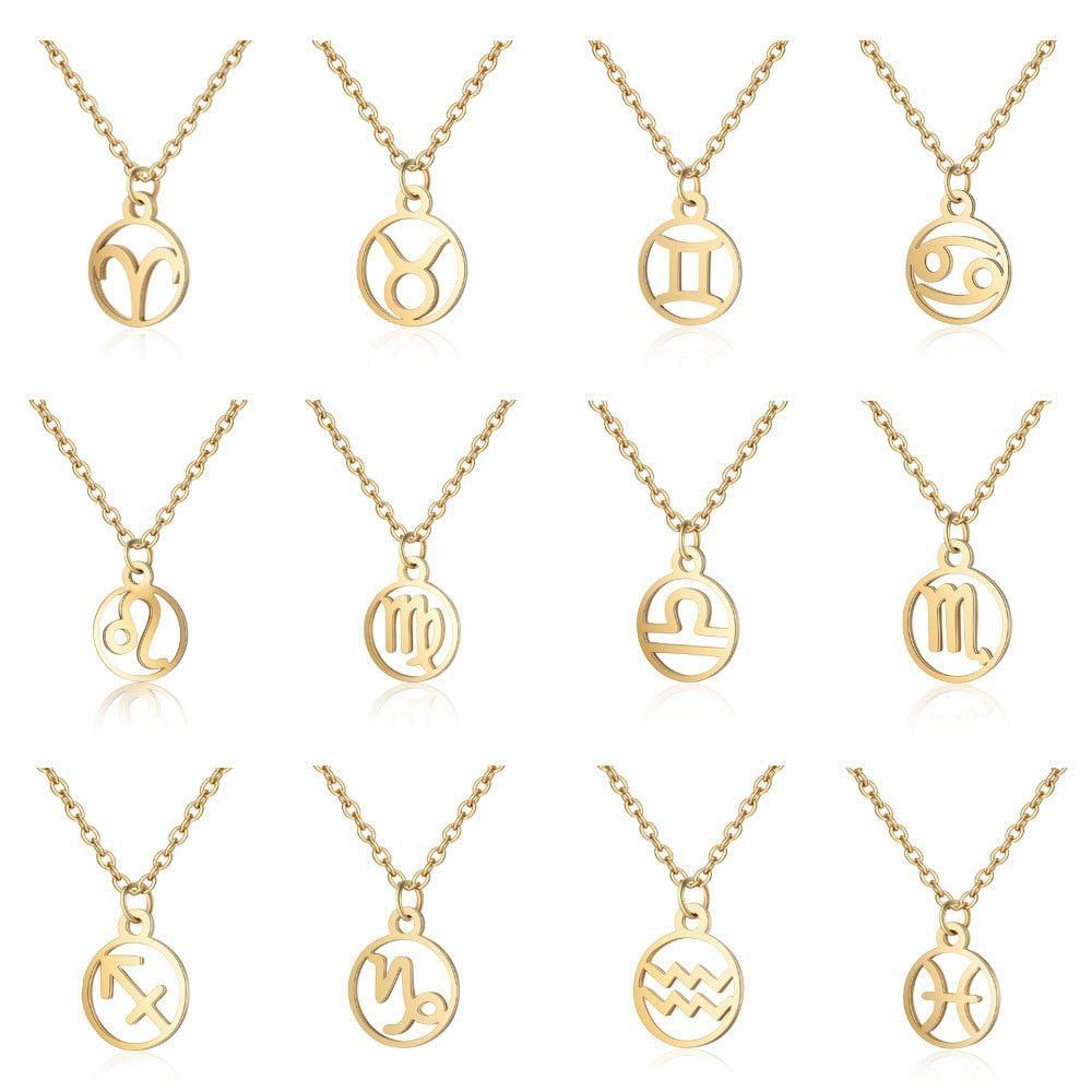 Zodiac Gold Necklace