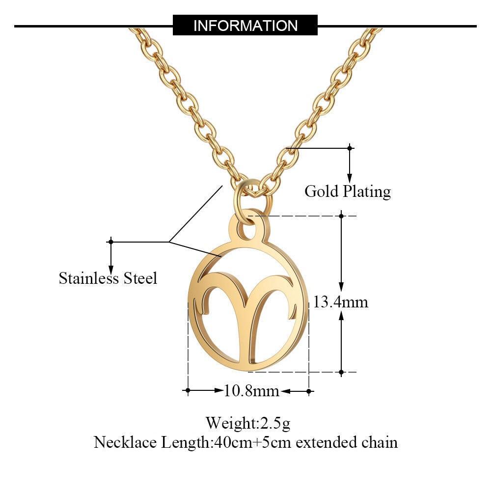 Zodiac Gold Necklace