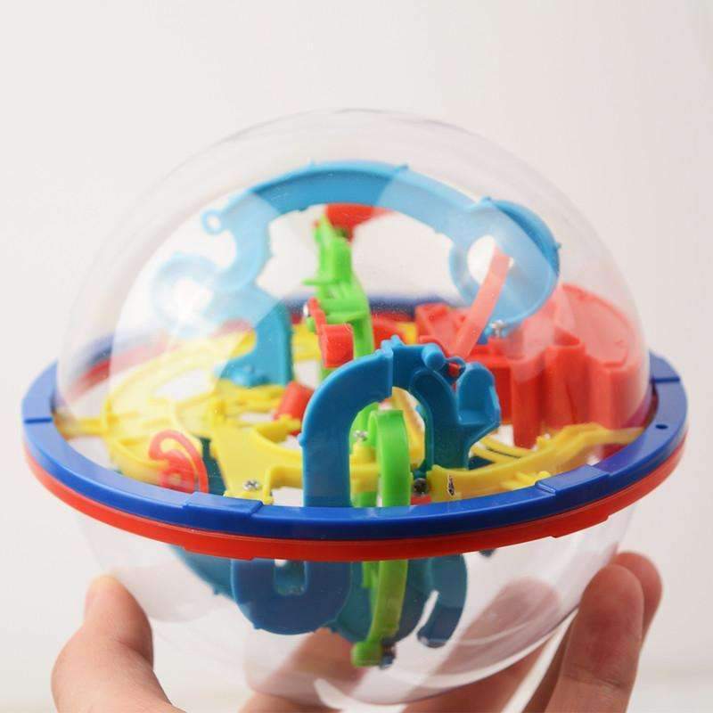 3D Maze Ball - Original Challenging 3D Labyrinth Contained Within A Sphere!