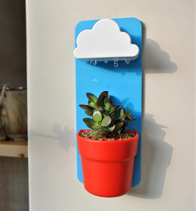 Rain Cloud Wall Pot