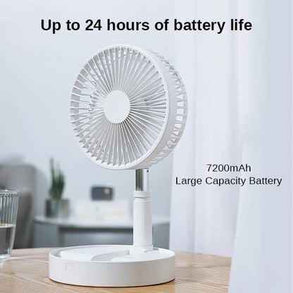 Rechargeable Mini Telescopic Fan