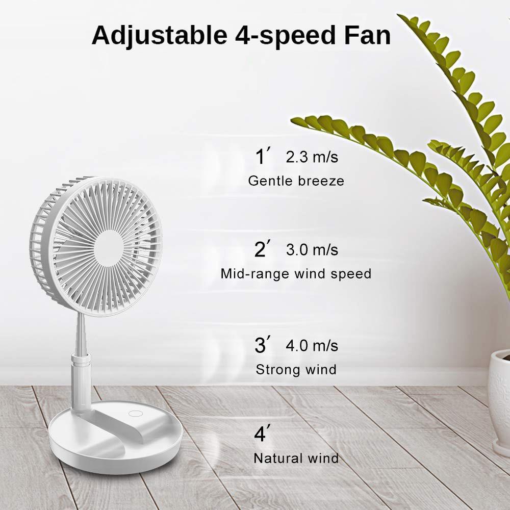 Rechargeable Mini Telescopic Fan