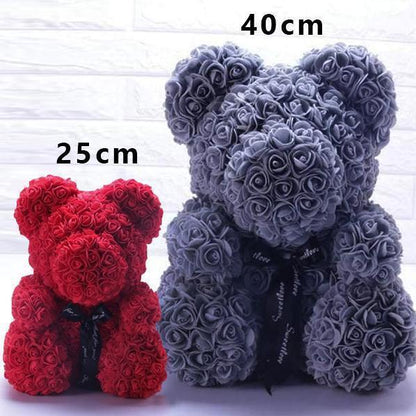 Romantic Rose Teddy Bear