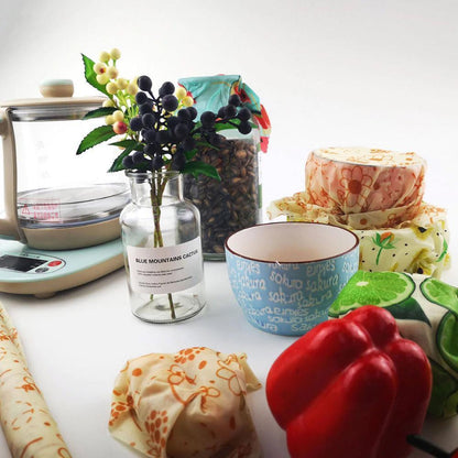 Reusable Beeswax Food Wrap (3 pcs)