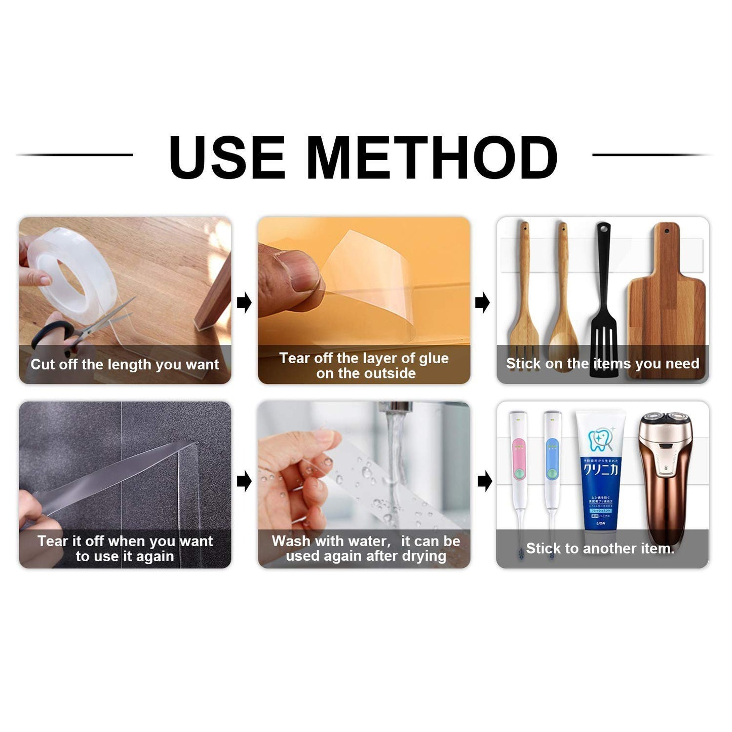 Reusable Nano Gel Tape