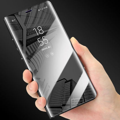3 in 1 Mirror Flip Case for Samsung Phones