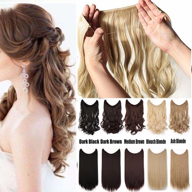 Invisible Halo Hair Extensions Silky Straight Hair