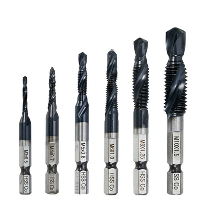 Combination Drill Tap Bit Set
