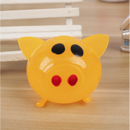 Shape Memory Pig Splat Toy