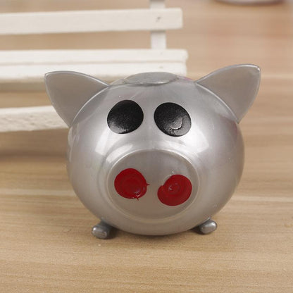 Shape Memory Pig Splat Toy