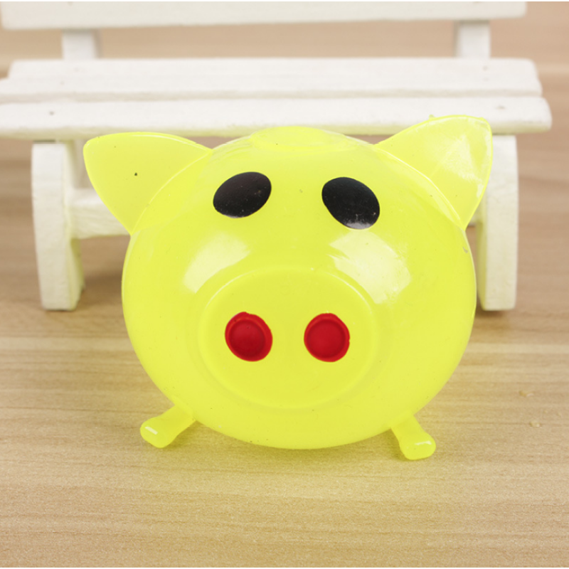 Shape Memory Pig Splat Toy