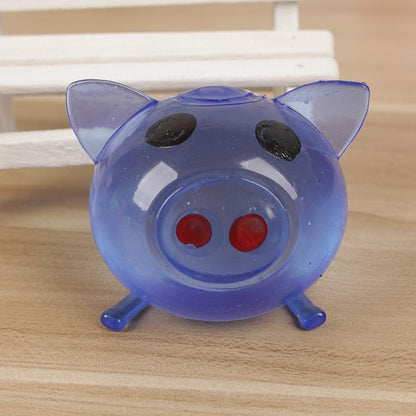 Shape Memory Pig Splat Toy