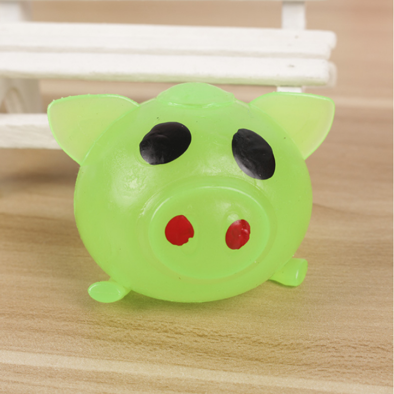 Shape Memory Pig Splat Toy
