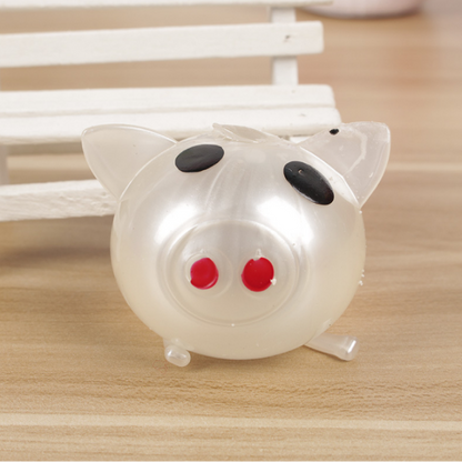 Shape Memory Pig Splat Toy