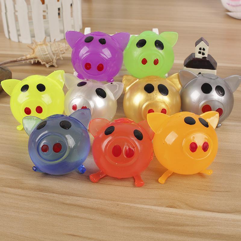 Shape Memory Pig Splat Toy